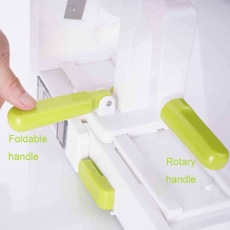 Folding 5 Blade Vegetable Spiralizer Slicer