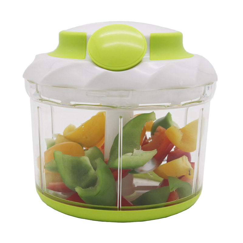 Pull String Hand Chopper Manual Food Processor To Slice Vegetables