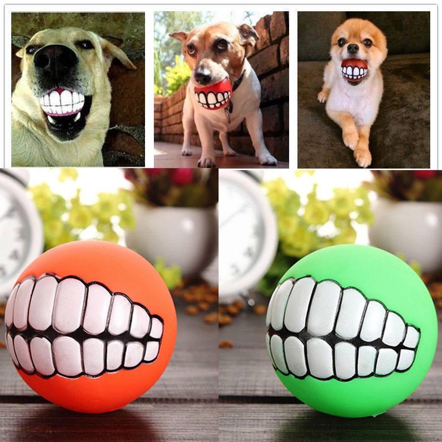 Funny Pet Dog Teeth Ball