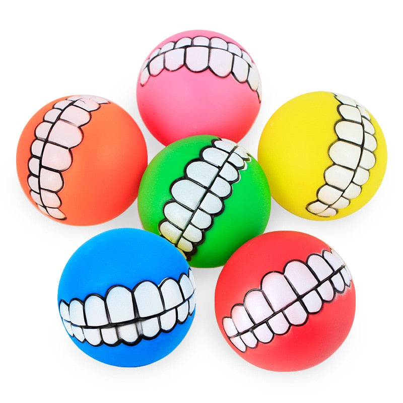 Funny Pet Dog Teeth Ball